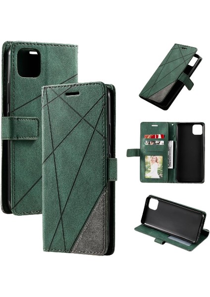 Realme C11 Kart Tutucu Için Kickstand Manyetik Cüzdan Flip Folio Pu (Yurt Dışından) indirimleri
