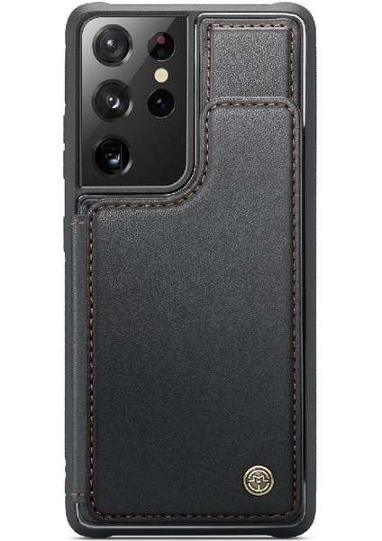 Samsung Galaxy S21 Ultra Kickstand Pu Deri Kart Için Caseme Cüzdan Kılıf (Yurt Dışından) fiyatları
