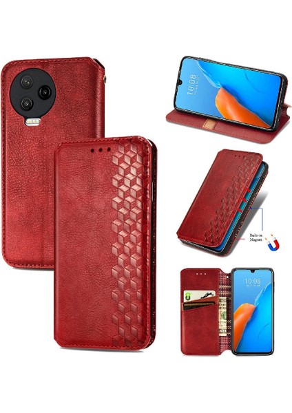 Infinix Not 12 Pro Cüzdan Fonksiyonu Için Kılıf Moda Tasarım Kapak Çevirin (Yurt Dışından)