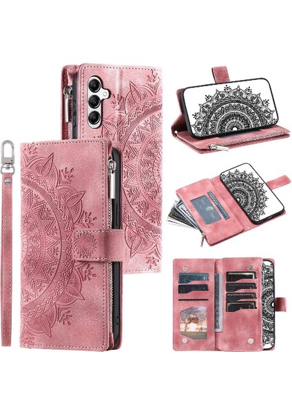 Samsung Galaxy A24 4g Alüminyum Metal Logo Karbon Fiber Pu ile Kılıf (Yurt Dışından)