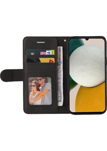 Samsung Galaxy A05S Iki Renkli Dikiş Pu Deri Flip Folio Için Kılıf (Yurt Dışından) fırsatları
