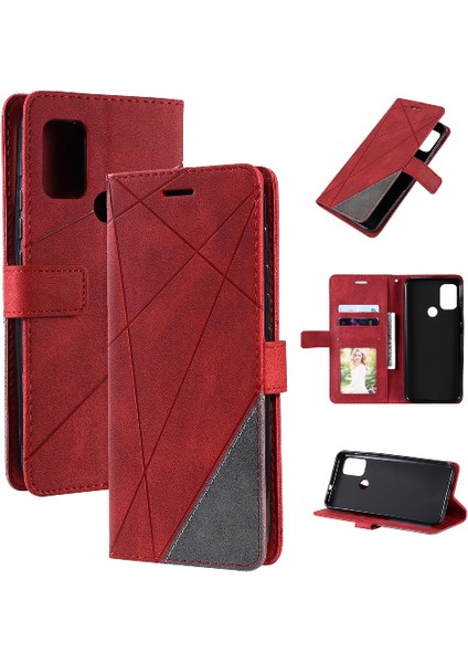 Motorola Moto G30 Kart Tutucu Için Kickstand Cüzdan Flip Folio Pu (Yurt Dışından)