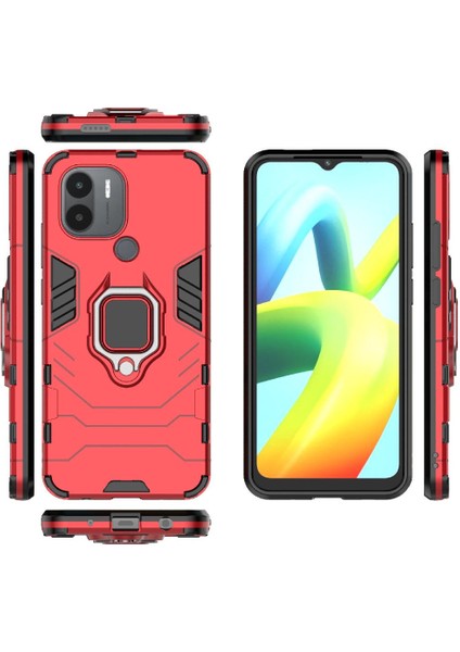 Xiaomi Redmi A1 Artı Kickstand Darbeye Kapak 360 &deg; Dönen Halka (Yurt Dışından) indirimleri