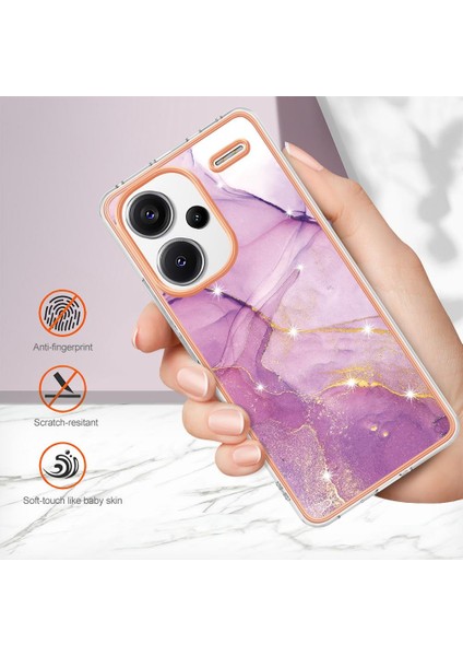 Xiaomi Redmi Için Not 13 Pro Artı 5g Yumuşak Tampon Mermer Desen Ince (Yurt Dışından)