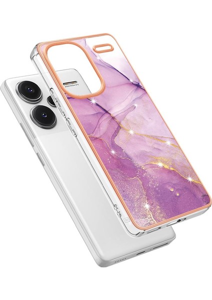 Xiaomi Redmi Için Not 13 Pro Artı 5g Yumuşak Tampon Mermer Desen Ince (Yurt Dışından)