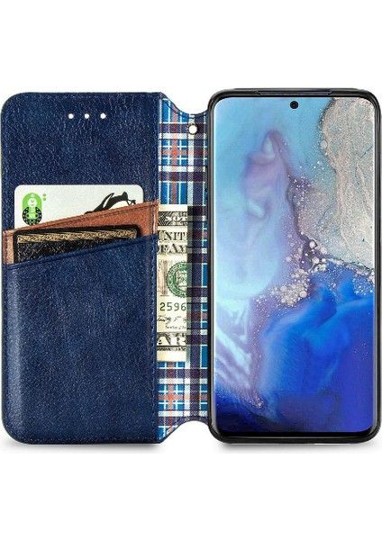 Samsung Galaxy S20 Ultra Moda Tasarım Deri Kılıf Zarif (Yurt Dışından)