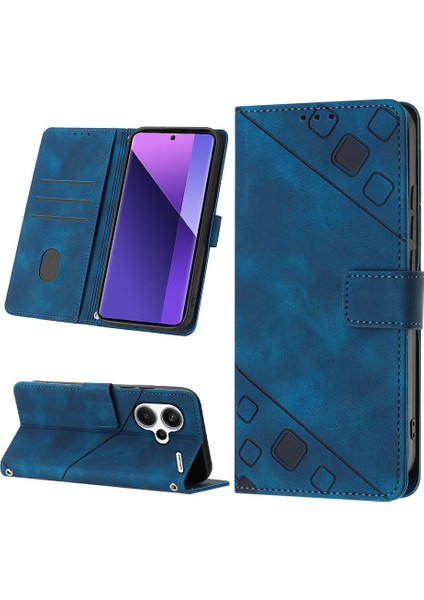 Xiaomi Redmi Için Not 13 Pro Artı 5g Manyetik Deri Kart Tutucu (Yurt Dışından)