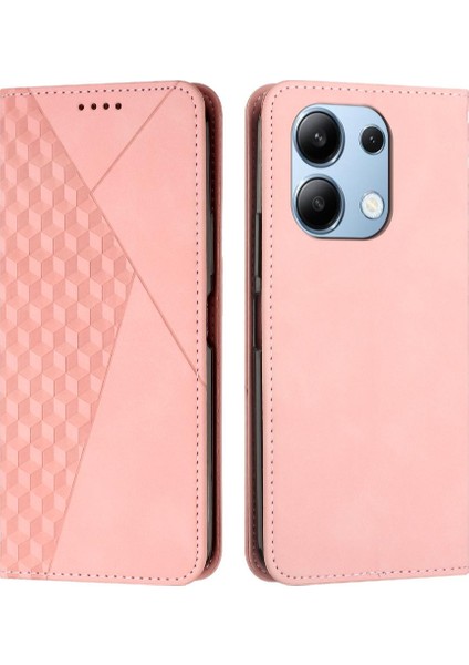 Xiaomi Redmi Için Not 13 4g Tam Koruma Pu Deri Kart Çevirme (Yurt Dışından)