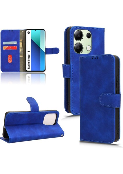 Xiaomi Redmi Için Not 13 4g Kart Tutucu Kickstand Deri Folio (Yurt Dışından)