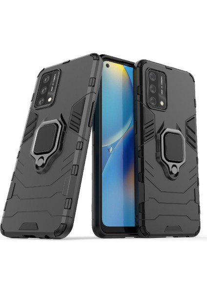 Oppo A74 4g Kickstand Darbeye Kapak Askeri Damla Koruma Için Kılıf (Yurt Dışından) fiyatları