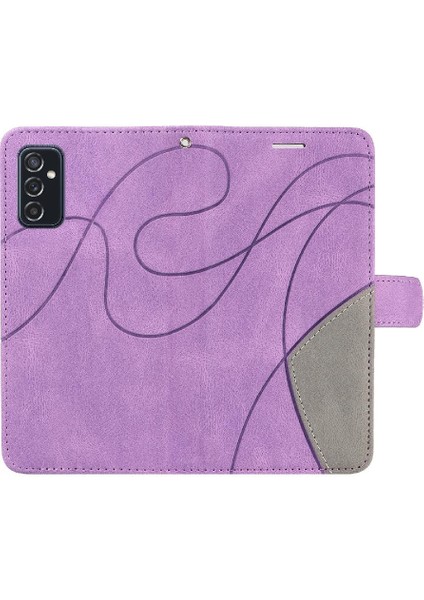 Samsung Galaxy M52 5g Iki Renkli Dikiş Kickstand Koruyucu Pu (Yurt Dışından) fiyatları