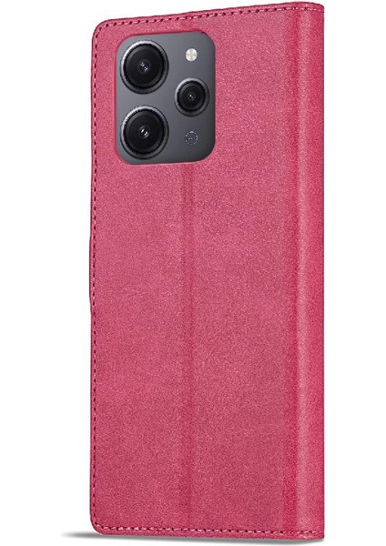 Xiaomi Redmi Için 12 4g Kart Yuvaları Cüzdan Buzağı Doku Yatay (Yurt Dışından) modelleri