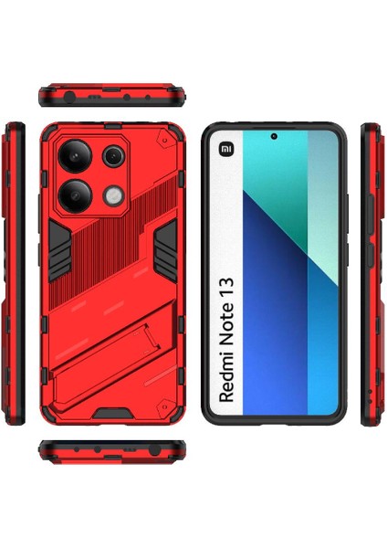 Xiaomi Redmi Için Not 13 4g Koruyucu Kapak Kickstand Sağlam Askeri (Yurt Dışından)