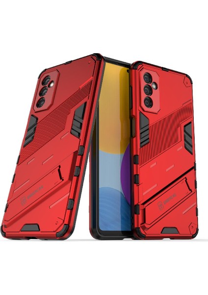 Samsung Galaxy M52 5g Sağlam Askeri Kickstand Koruyucu Kapak (Yurt Dışından)