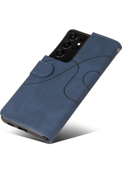 Samsung Galaxy S21 Ultra Pu Deri Flip Folio Kılıf Kickstand (Yurt Dışından) indirimleri