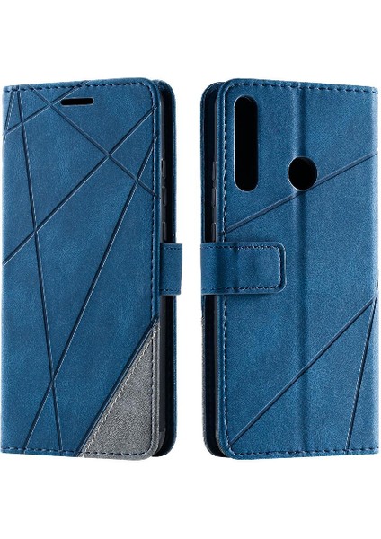 Huawei P40 Lite E Cüzdan Flip Için Kılıf Folio Kart Tutucu Kickstand Pu (Yurt Dışından)