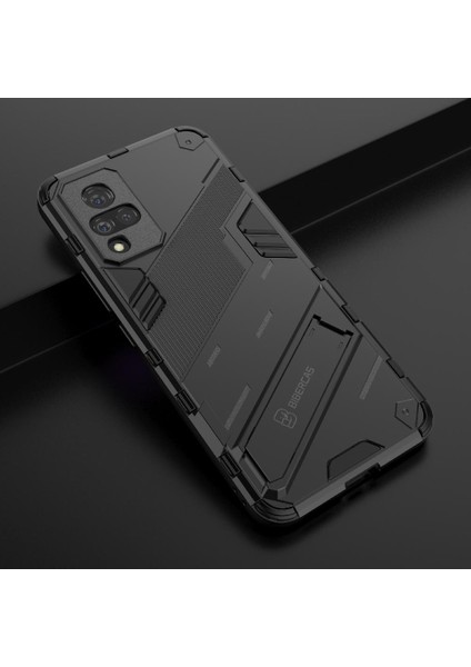 Vivo V21 Kickstand Sağlam Askeri Koruyucu Kapak Için Kılıf (Yurt Dışından) modelleri