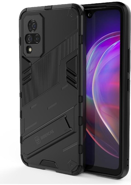 Vivo V21 Kickstand Sağlam Askeri Koruyucu Kapak Için Kılıf (Yurt Dışından) indirimleri