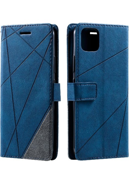 Realme C11 Kart Tutucu Için Kickstand Manyetik Cüzdan Flip Folio Pu (Yurt Dışından) modelleri