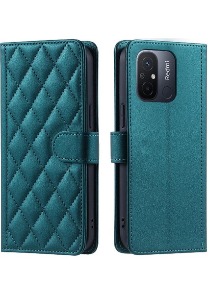 Xiaomi Redmi 12C Kafes El Kayışı Için Telefon Kılıfı Kart Yuvaları Tutucu Flip (Yurt Dışından)