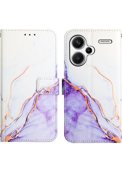 Xiaomi Redmi Not 13 Pro Artı 5g Cüzdan Kickstand Mermer Desen (Yurt Dışından)