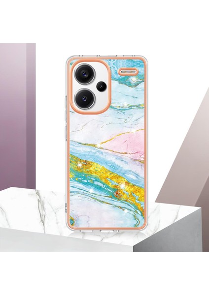 Xiaomi Redmi Için Not 13 Pro Artı 5g Yumuşak Tampon Mermer Desen Ince (Yurt Dışından)
