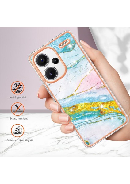 Xiaomi Redmi Için Not 13 Pro Artı 5g Yumuşak Tampon Mermer Desen Ince (Yurt Dışından)