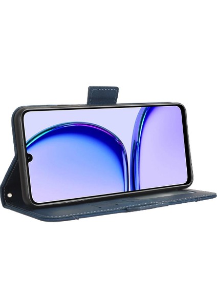 Realme C51 4g Deri Cüzdan Kapak Için Kılıf Ayarlanabilir Ayrılabilir Kart (Yurt Dışından)