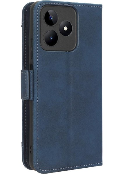 Realme C51 4g Deri Cüzdan Kapak Için Kılıf Ayarlanabilir Ayrılabilir Kart (Yurt Dışından)