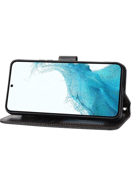 Colorful Shop Samsung Galaxy A25 5g Kickstand Pu Deri Kayış Kartı Için Flip Case (Yurt Dışından)