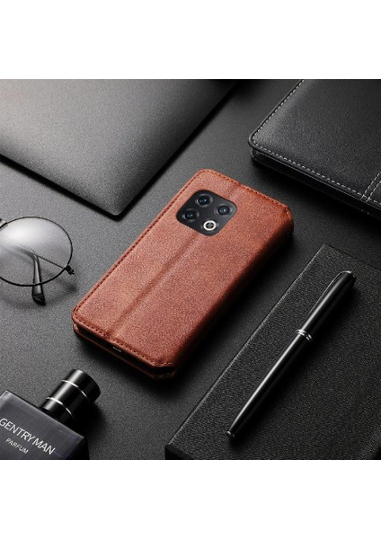Oneplus 10 Pro Için Kılıf Moda Tasarım Deri Kılıf Cüzdan Fonksiyonu Çevirin (Yurt Dışından) fırsatları