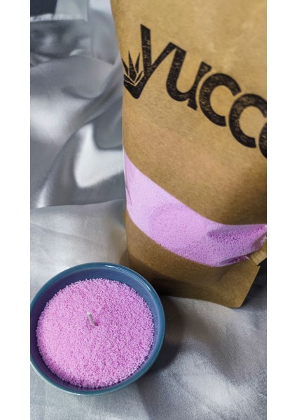 Pembe Inci Tozu Mum - 250 gr