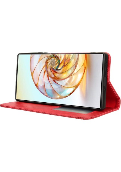 Zte Nubia Z60 Ultra Pu Deri Manyetik Kapatma Cüzdan (Yurt Dışından)