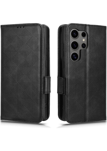 Samsung Galaxy S24 Ultra 5g 3 Kart Tutucu Görüntüleme Standı Pu Flip (Yurt Dışından)
