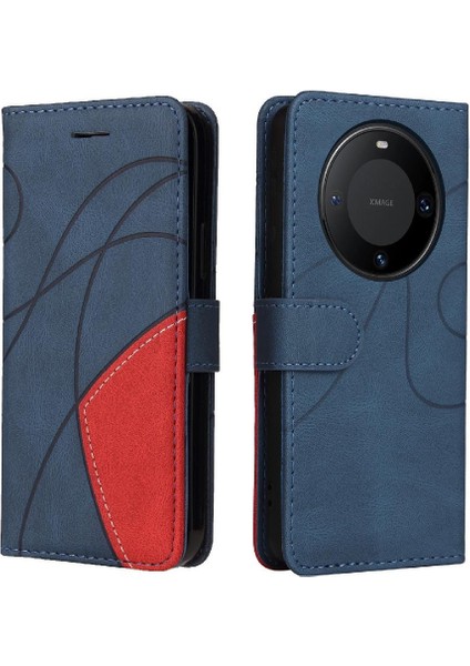Huawei Mate 60 Pro Iki Renkli Dikiş Kickstand Koruyucu Pu (Yurt Dışından) fiyatları