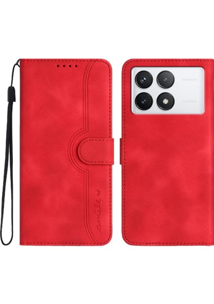 Xiaomi Redmi K70 Durumda Dahili Mıknatıs Kapak Premium Pu ile Uyumlu (Yurt Dışından)