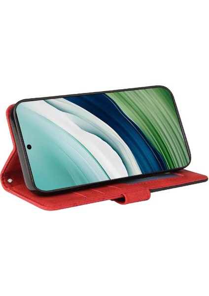Kart Yuvası Standı ile Huawei Mate 60 Için Kılıf Pu Deri Flip Folio Kılıf (Yurt Dışından)
