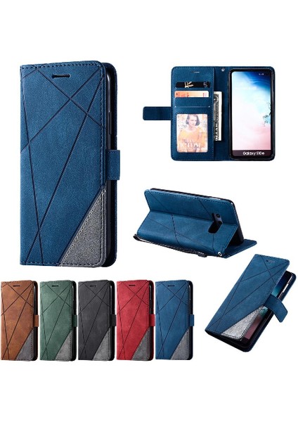 Samsung Galaxy S10E Manyetik Cüzdan Flip Folio Darbeye Pu Kart (Yurt Dışından)