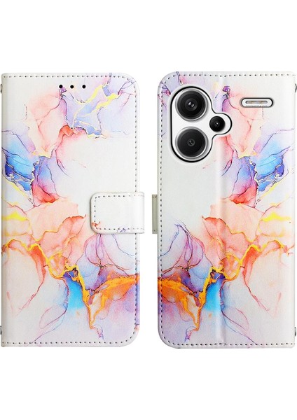 Xiaomi Redmi Not 13 Pro Artı 5g Cüzdan Kickstand Mermer Desen (Yurt Dışından)
