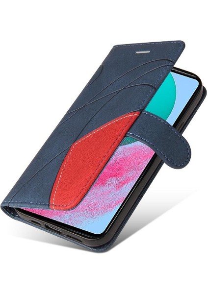 Samsung Galaxy M54 Kickstand Koruyucu Pu Deri Flip Folio Için Kılıf (Yurt Dışından)