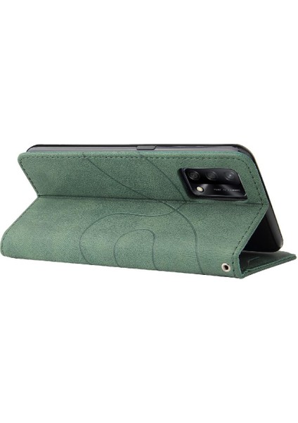 Kart Yuvası Standı ile Oppo A74 4g Için Kılıf Pu Deri Flip Folio Kılıf (Yurt Dışından) fırsatları