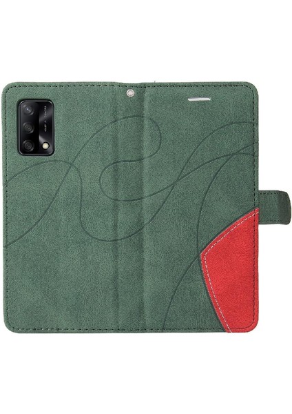 Kart Yuvası Standı ile Oppo A74 4g Için Kılıf Pu Deri Flip Folio Kılıf (Yurt Dışından) indirimleri