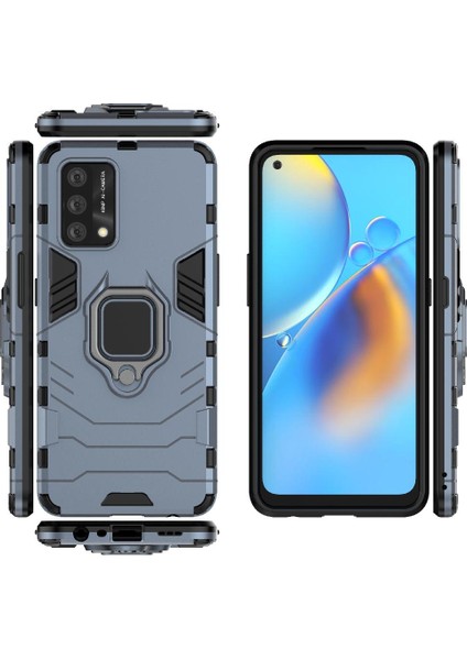Oppo A74 4g Kickstand Darbeye Kapak Askeri Damla Koruma Için Kılıf (Yurt Dışından) fırsatları