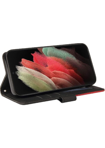 Samsung Galaxy S21 Ultra Pu Deri Flip Folio Kılıf Kickstand (Yurt Dışından) indirimleri