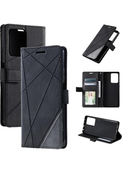 Xiaomi Poco X5 Pro 5g Pu Deri Darbeye Manyetik Cüzdan Flip Case (Yurt Dışından)