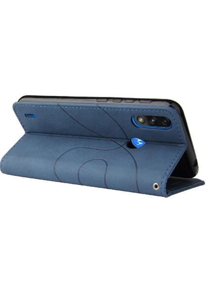 Motorola Moto E7 Güç Kickstand Koruyucu Kart Yuvası Standı ile Kılıf (Yurt Dışından)