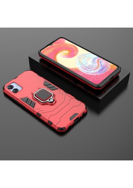 Samsung Galaxy A04E 4g Darbeye Kapak Kickstand 360 &deg; Dönen (Yurt Dışından)