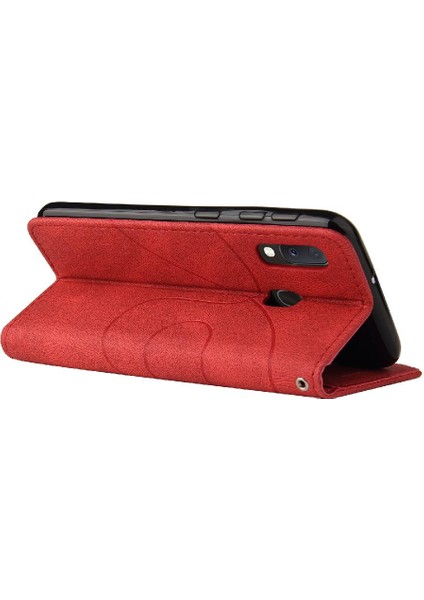 Samsung Galaxy A20E Kickstand Koruyucu Kart Yuvası Standı Pu (Yurt Dışından)