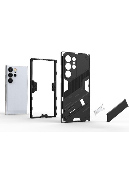 Samsung Galaxy S24 Ultra 5g Sağlam Askeri Kickstand Koruyucu Kılıf (Yurt Dışından)