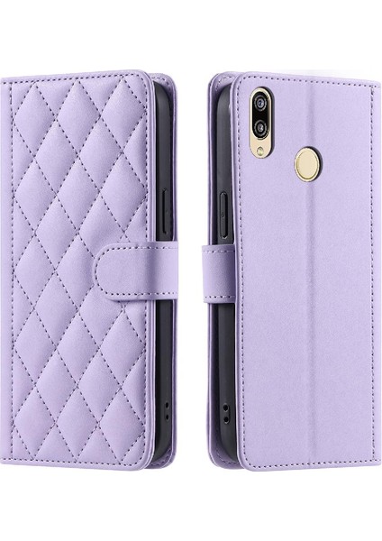 Telefon Kılıfı Için Huawei P Akıllı 2019 Flip Folio Cüzdan Kart Yuvaları Tutucu (Yurt Dışından)